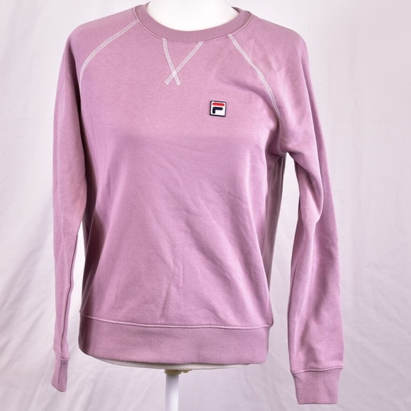 Fila Sweaters | Fila Elie French Terry Crewneck Sweatshirt, Pink | Color: Pink | Size: S | Pm-02915773's Closet